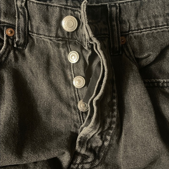 Aeropostale Women's Black Distressed Straight Jeans size 4 reg - Picture 8 of 11